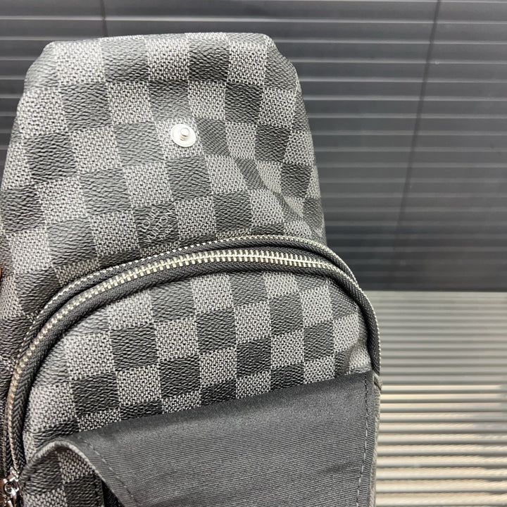 Plaid - Printed crossbody bag