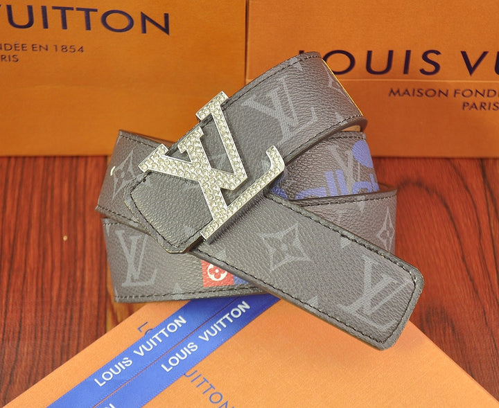 Classic Diamond Logo Graffiti Belt