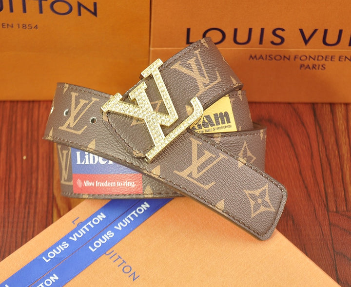 Classic Diamond Logo Graffiti Belt