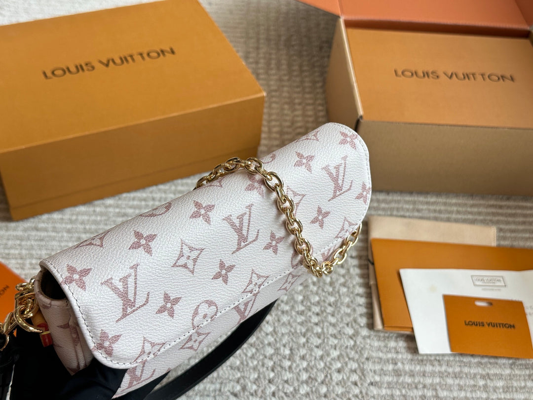 Vintage Old Flower Double Chain Design Mahjong Bag