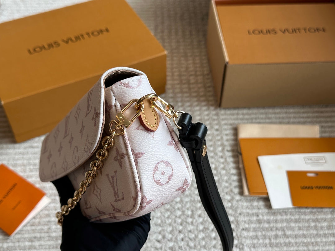 Vintage Old Flower Double Chain Design Mahjong Bag