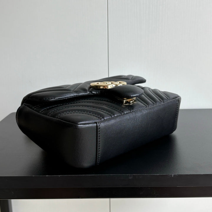 4 Color Classic Plaid Double G Crossbody Bag