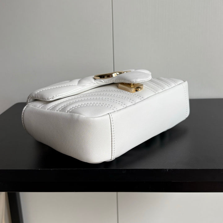 4 Color Classic Plaid Double G Crossbody Bag