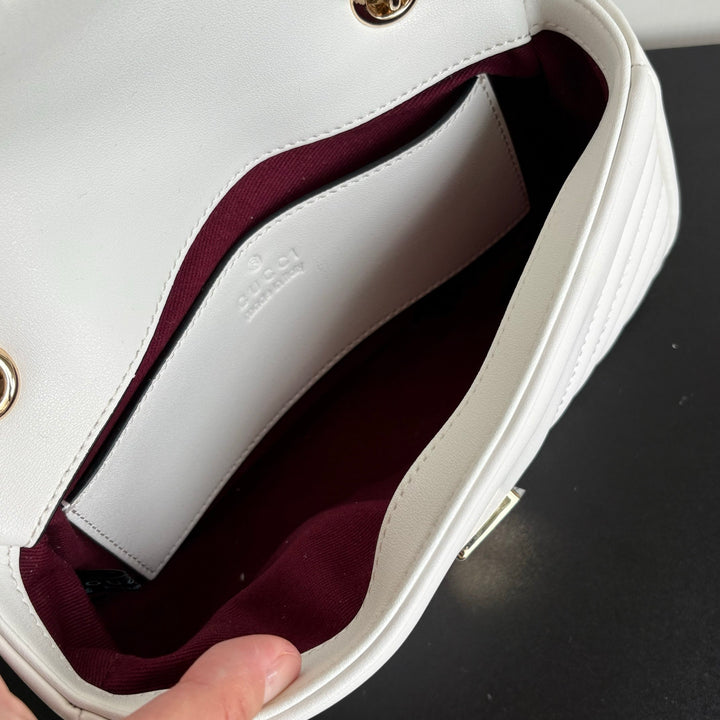 4 Color Classic Plaid Double G Crossbody Bag