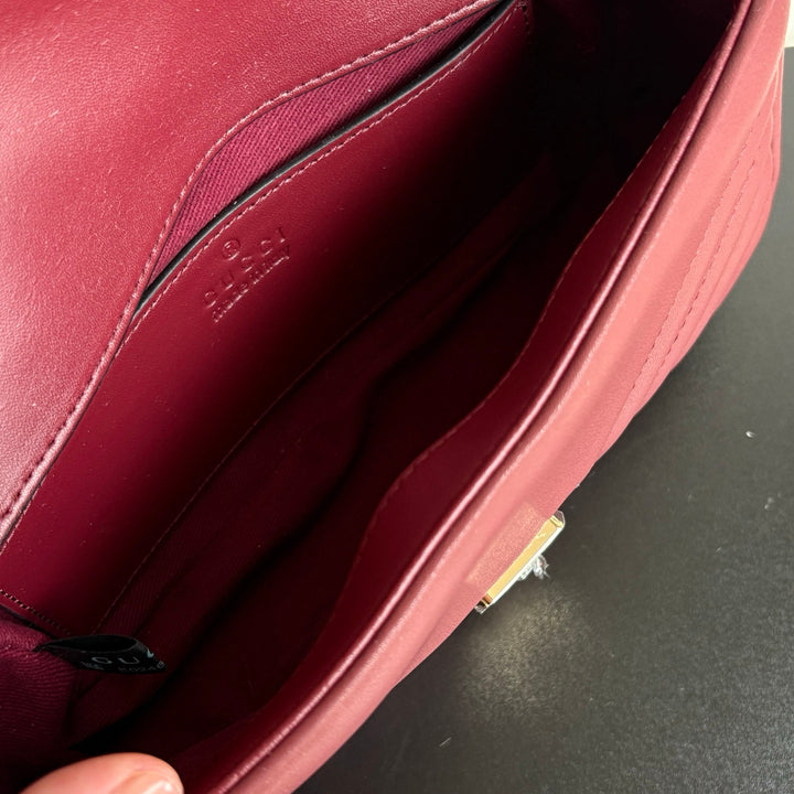 4 Color Classic Plaid Double G Crossbody Bag