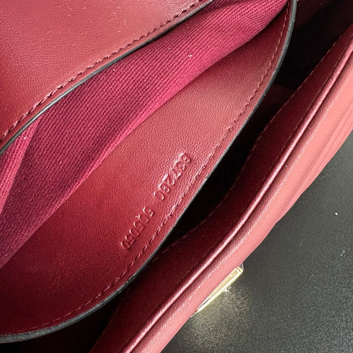 4 Color Classic Plaid Double G Crossbody Bag