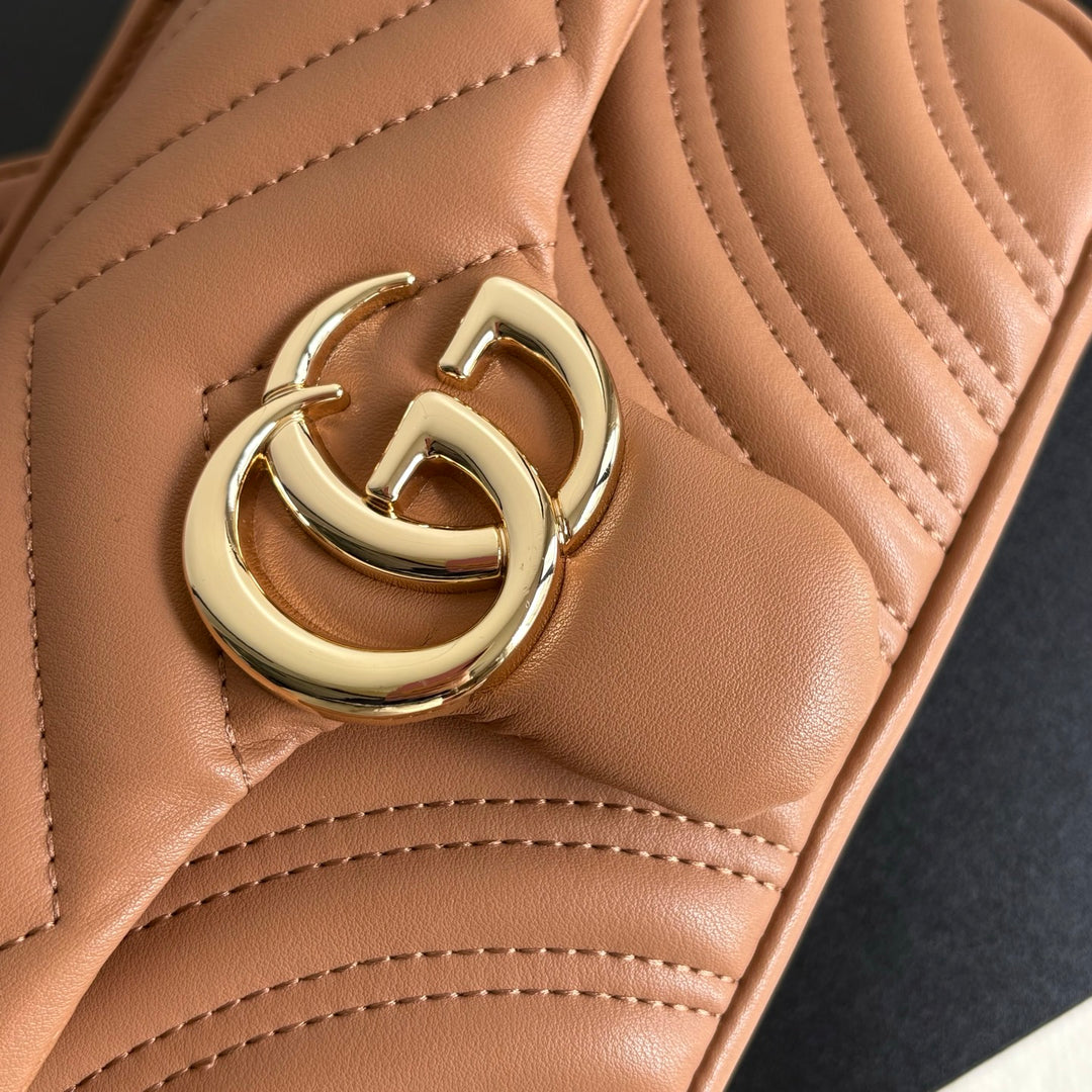 4 Color Classic Plaid Double G Crossbody Bag