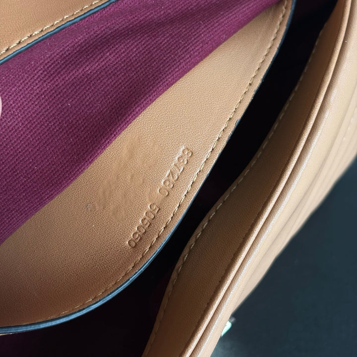 4 Color Classic Plaid Double G Crossbody Bag