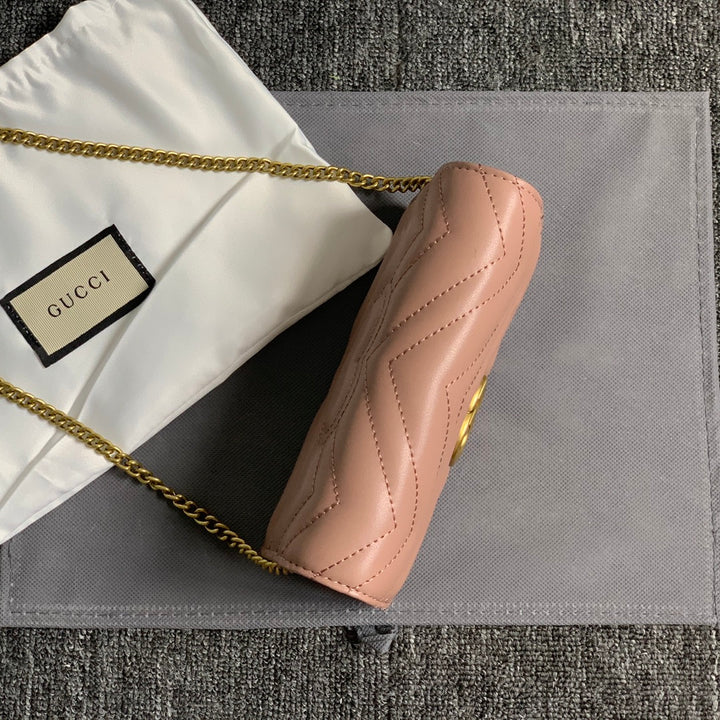 4 Color Quilted Mini Leather Chain Bag