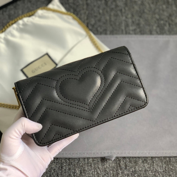 4 Color Quilted Mini Leather Chain Bag