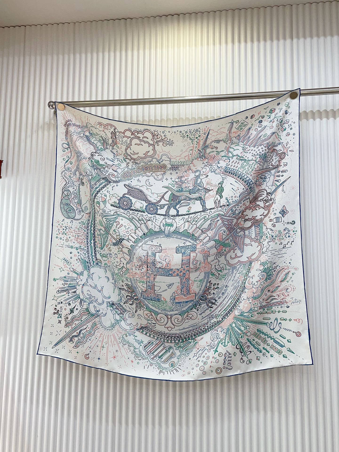 Fashion Fantasy Art Silk Square Scarf