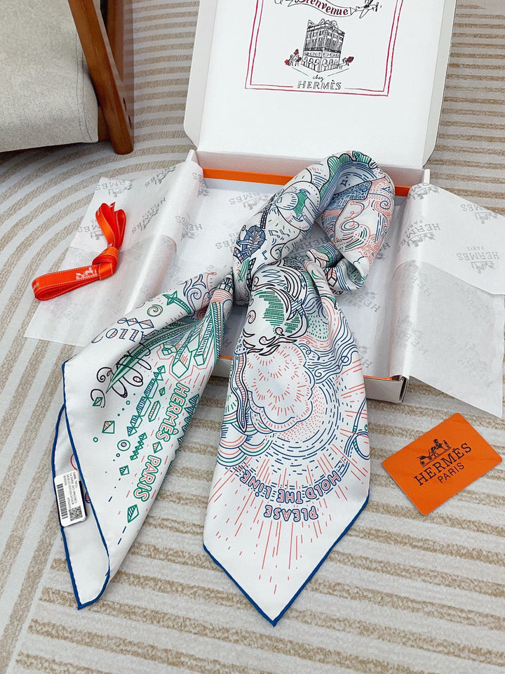 Fashion Fantasy Art Silk Square Scarf