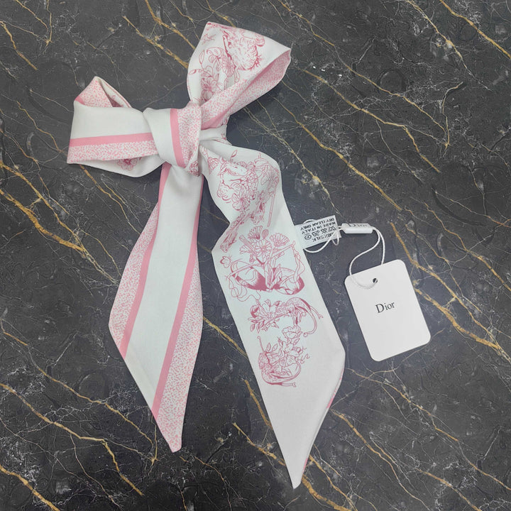 Classic DR Printed Silk Scarf Hair Bundle