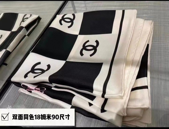 Classic Rubik's Cube Logo Silk Scarf