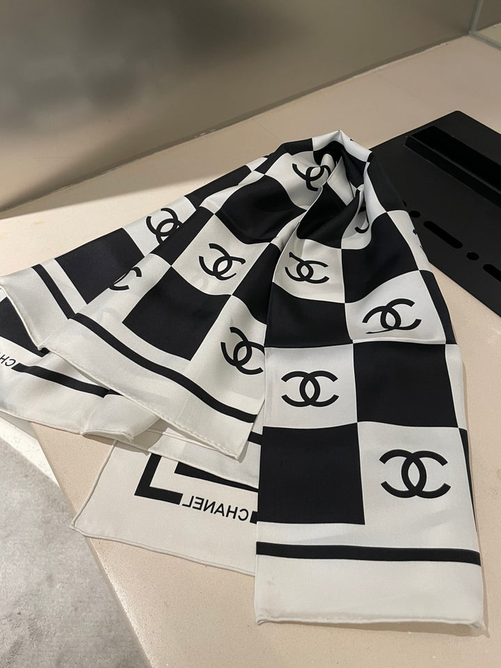 Classic Rubik's Cube Logo Silk Scarf