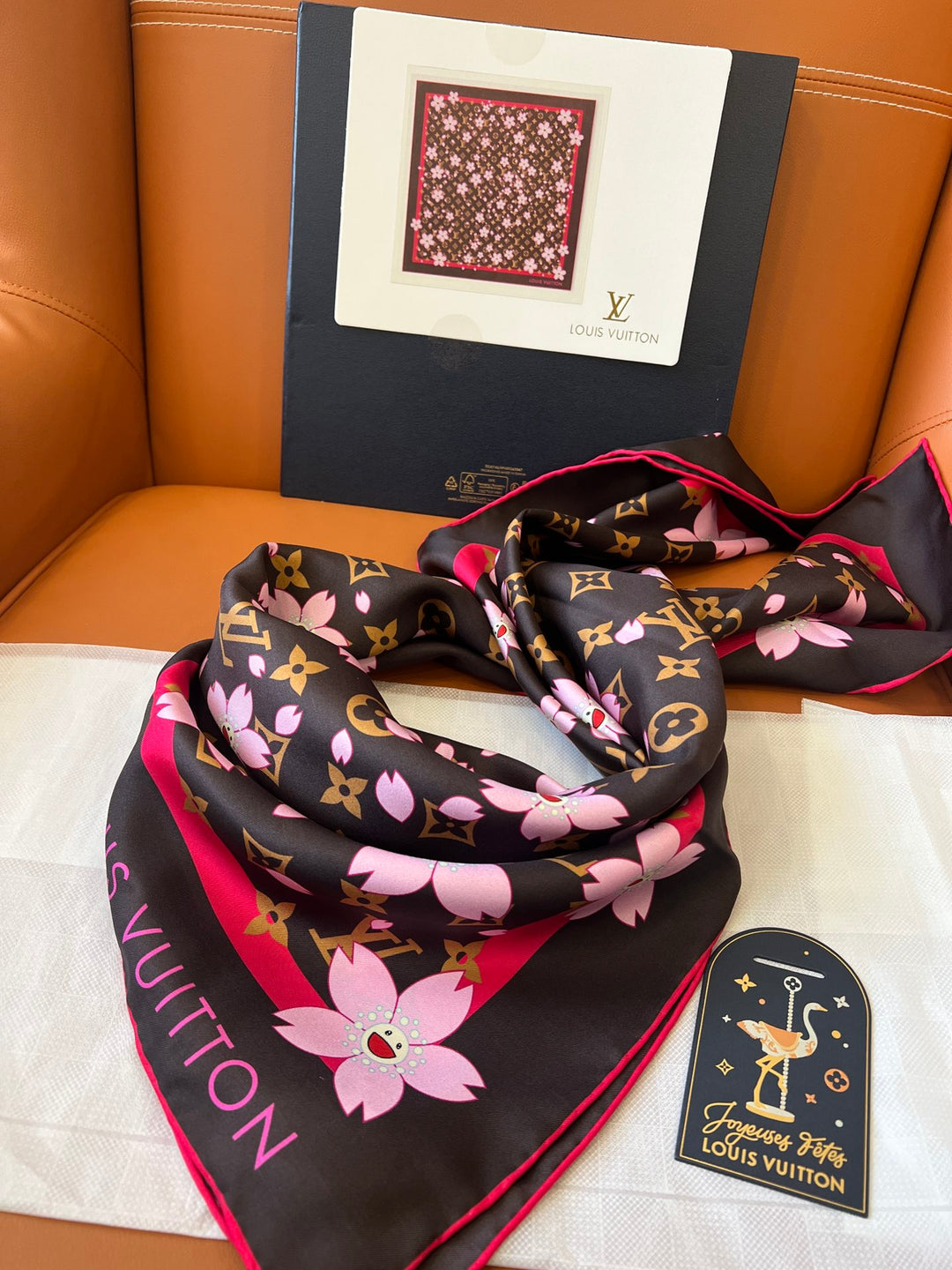 summer new flowers printed silk scarf
