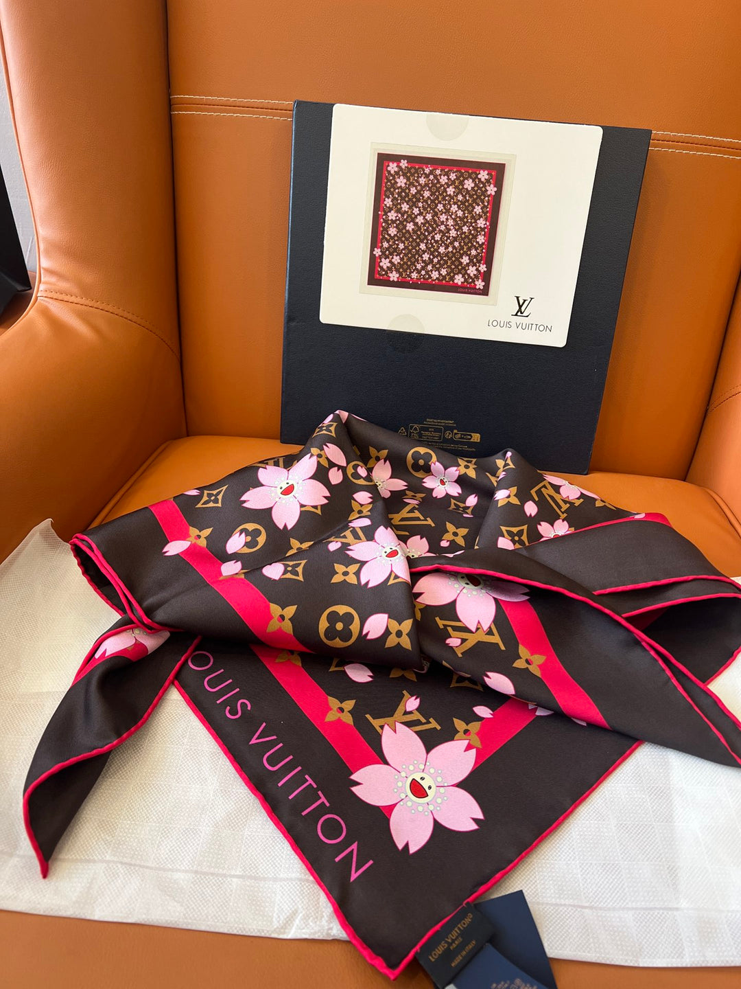 summer new flowers printed silk scarf