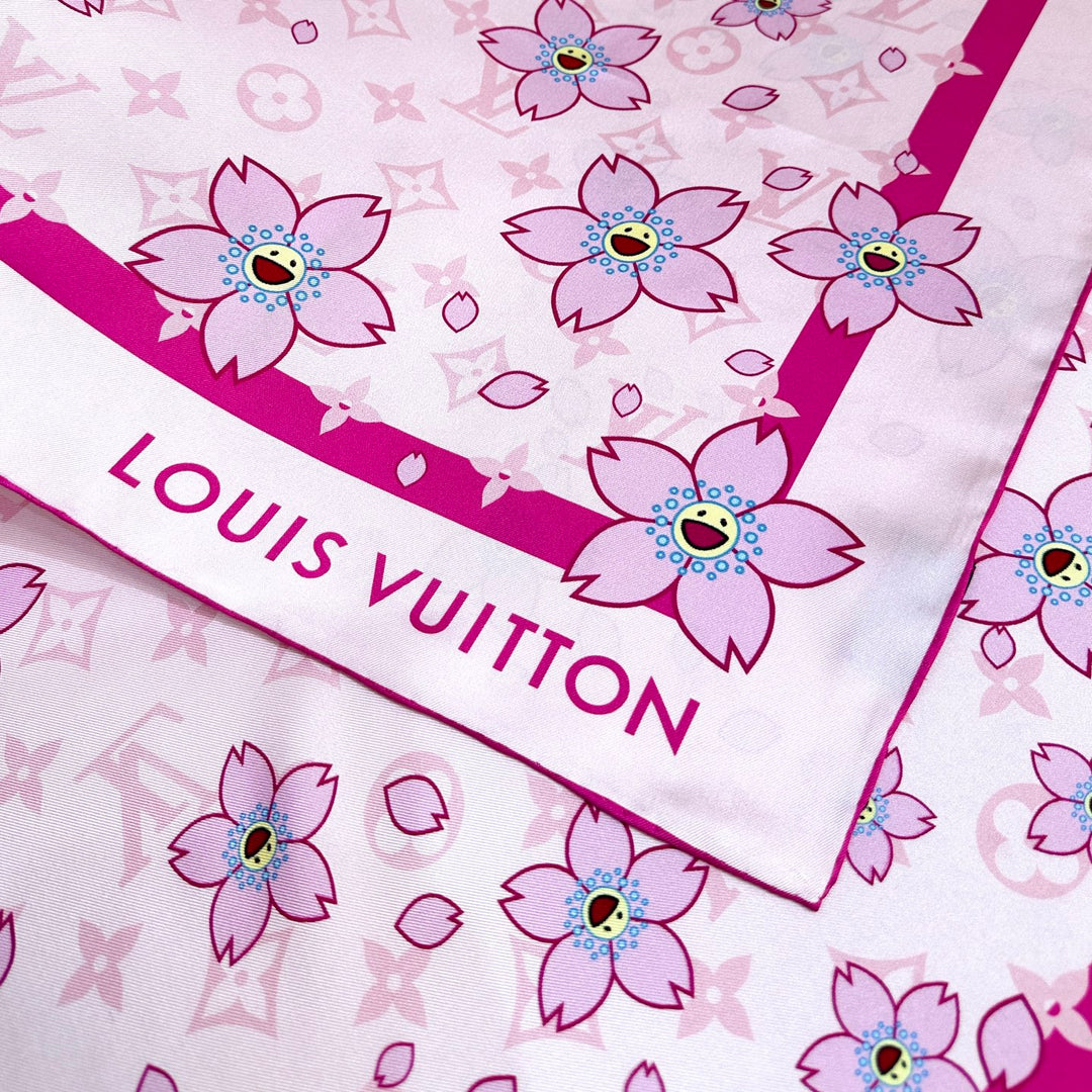 summer new flowers printed silk scarf