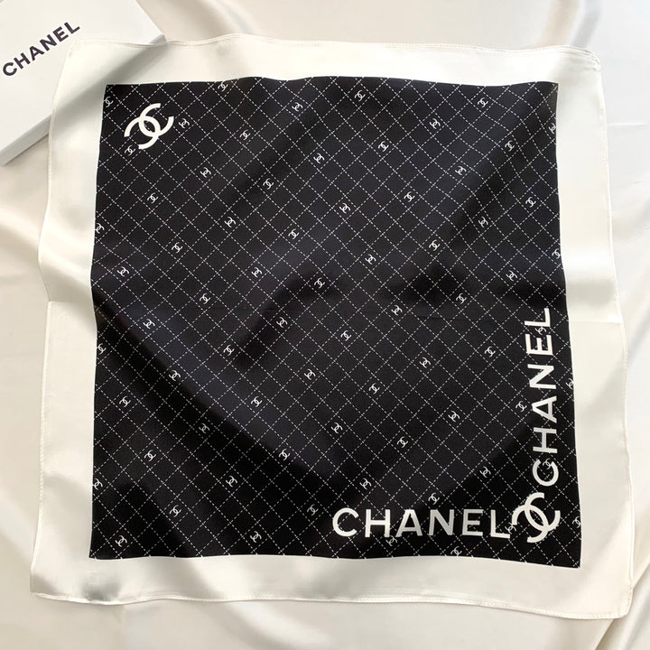 Summer new plaid silk scarf