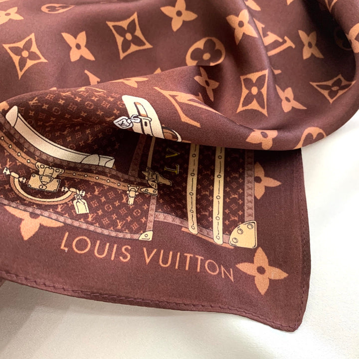 3 colors box bag printed silk scarf