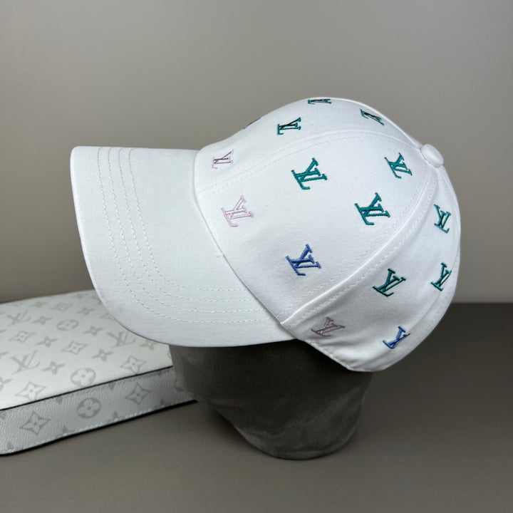 Two Color Letter Printed Cap