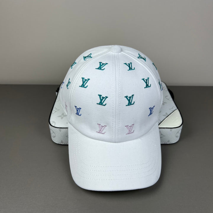 Two Color Letter Printed Cap