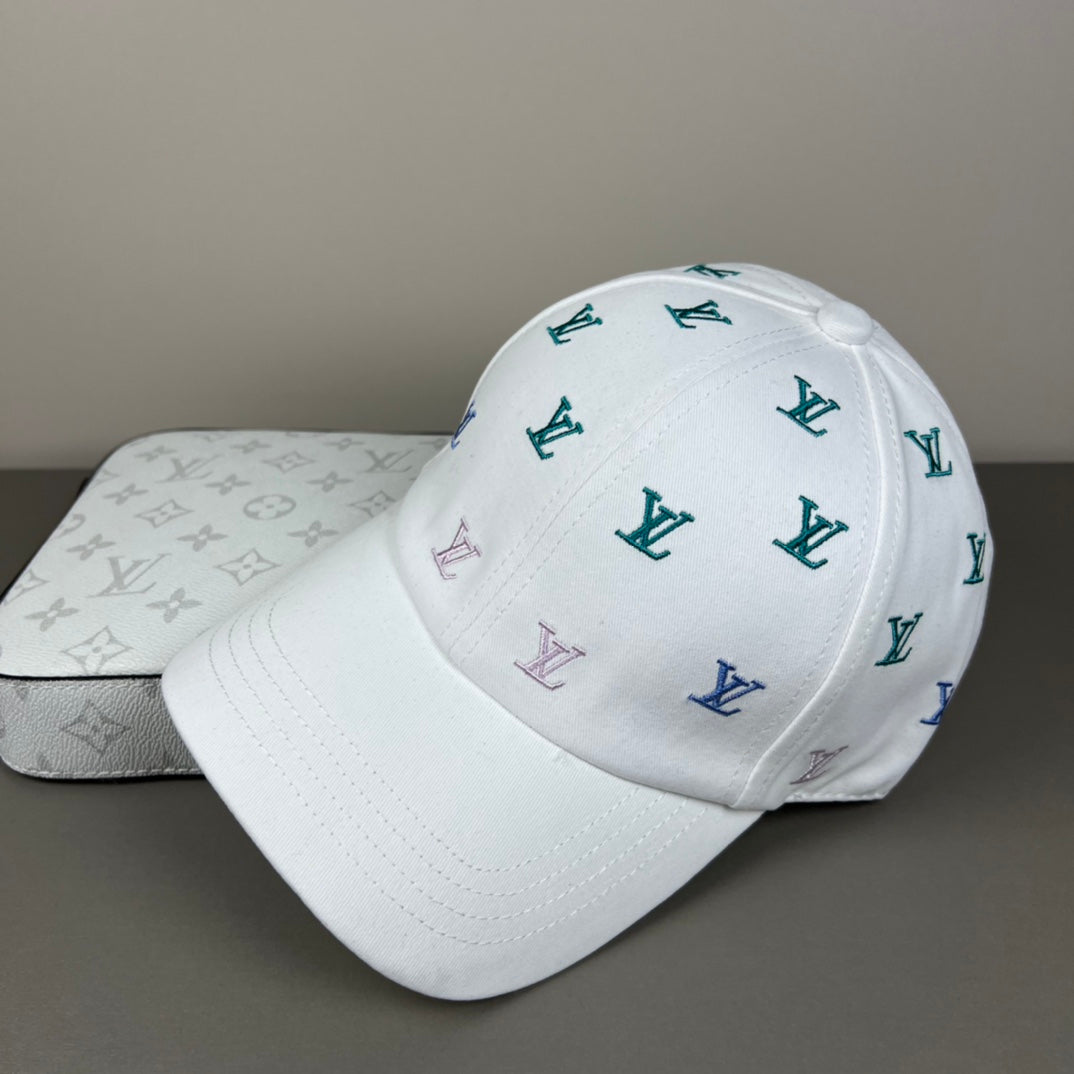 Two Color Letter Printed Cap