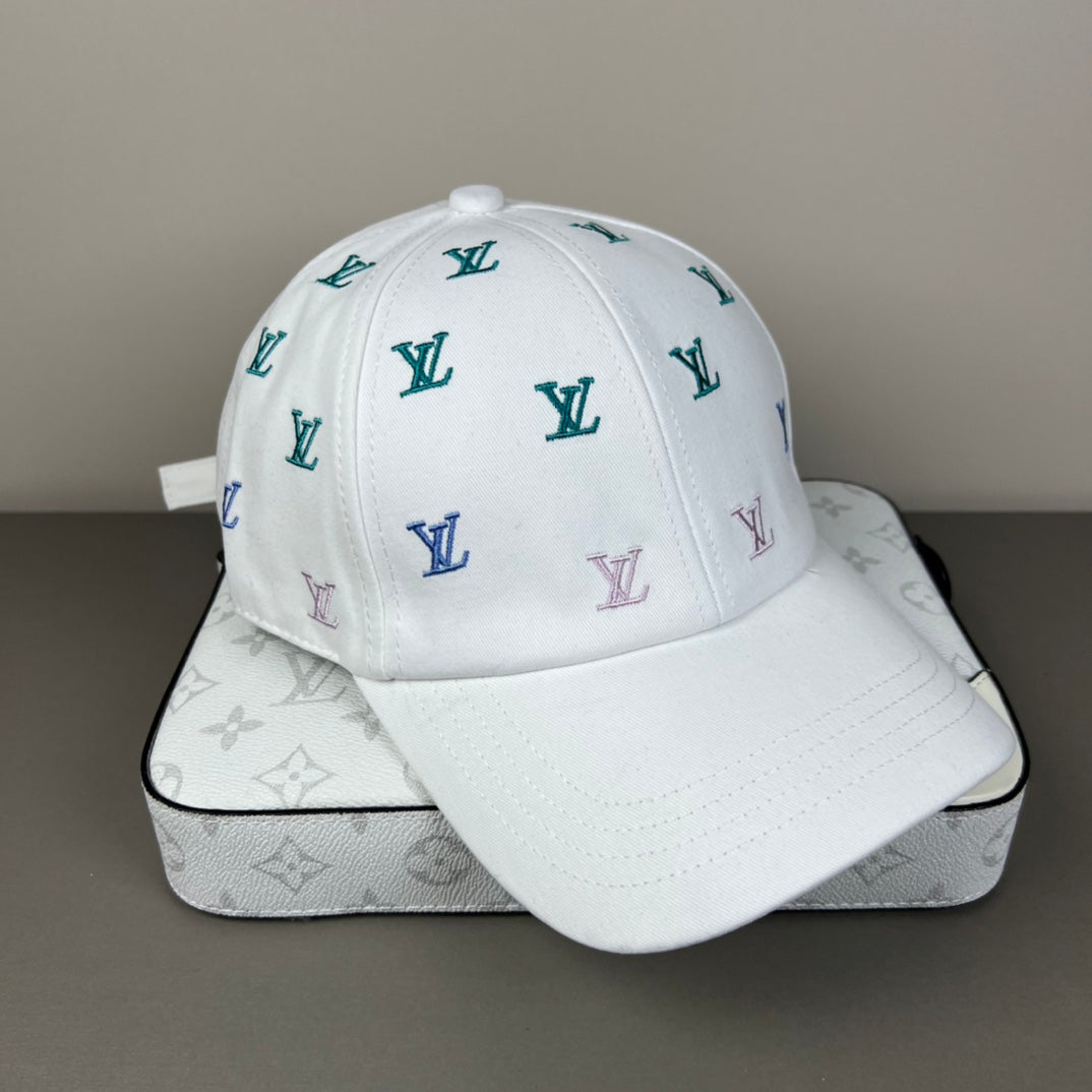 Two Color Letter Printed Cap