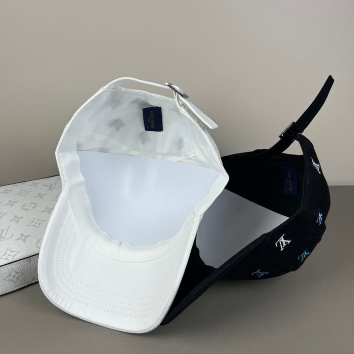 Two Color Letter Printed Cap