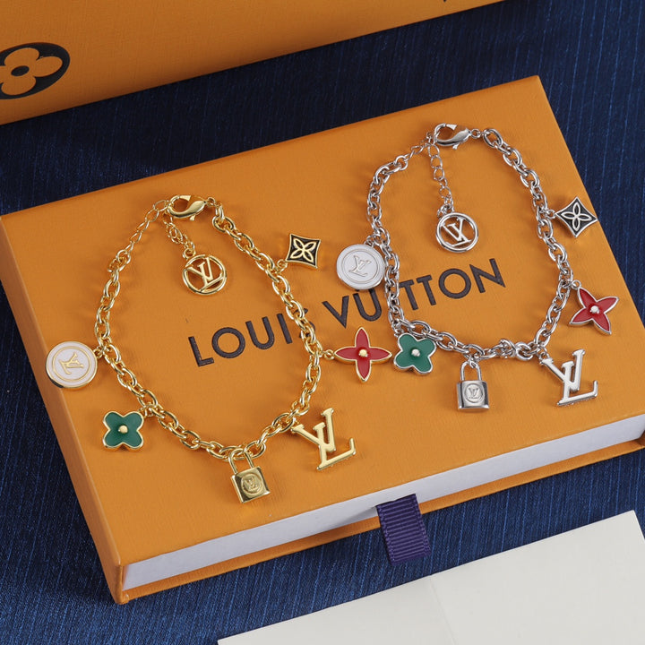 Colorful Charm Chain Bracelet