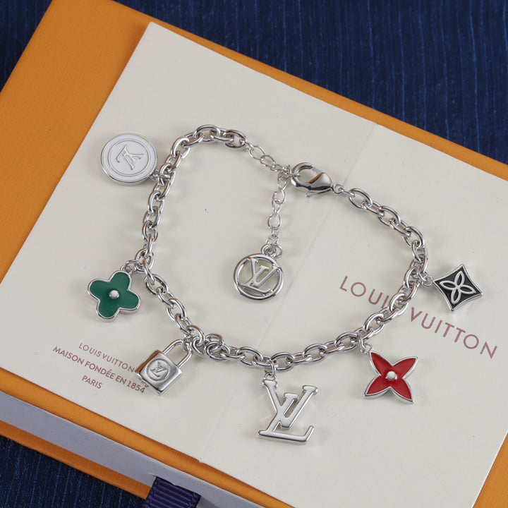 Colorful Charm Chain Bracelet