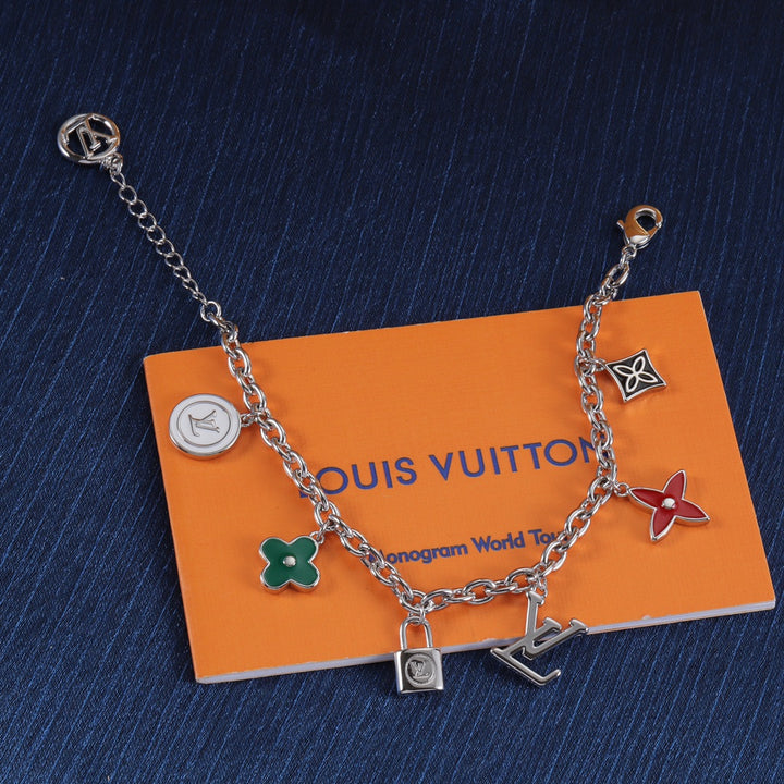 Colorful Charm Chain Bracelet