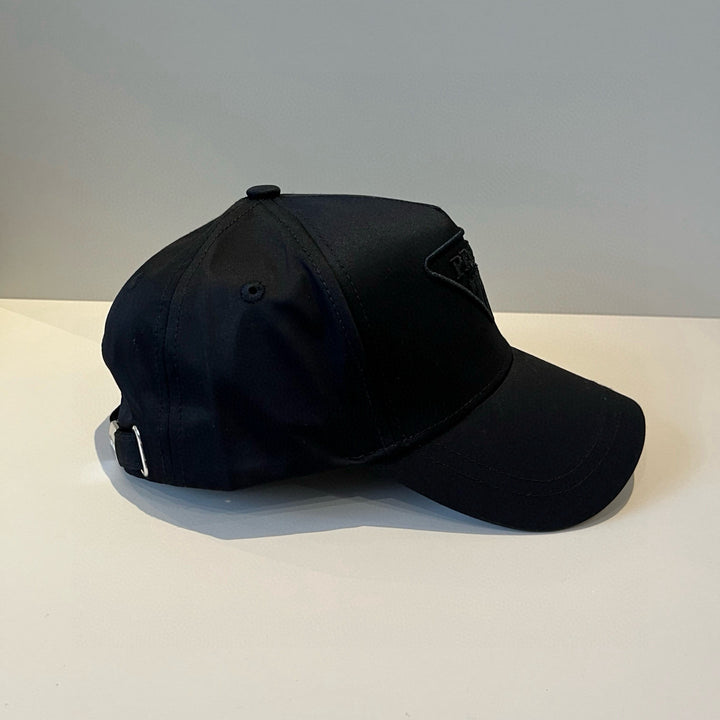 Two-color Delicate Triangle Logo Baseball Cap