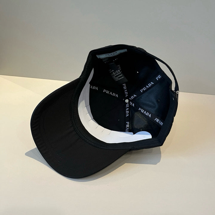Two-color Delicate Triangle Logo Baseball Cap