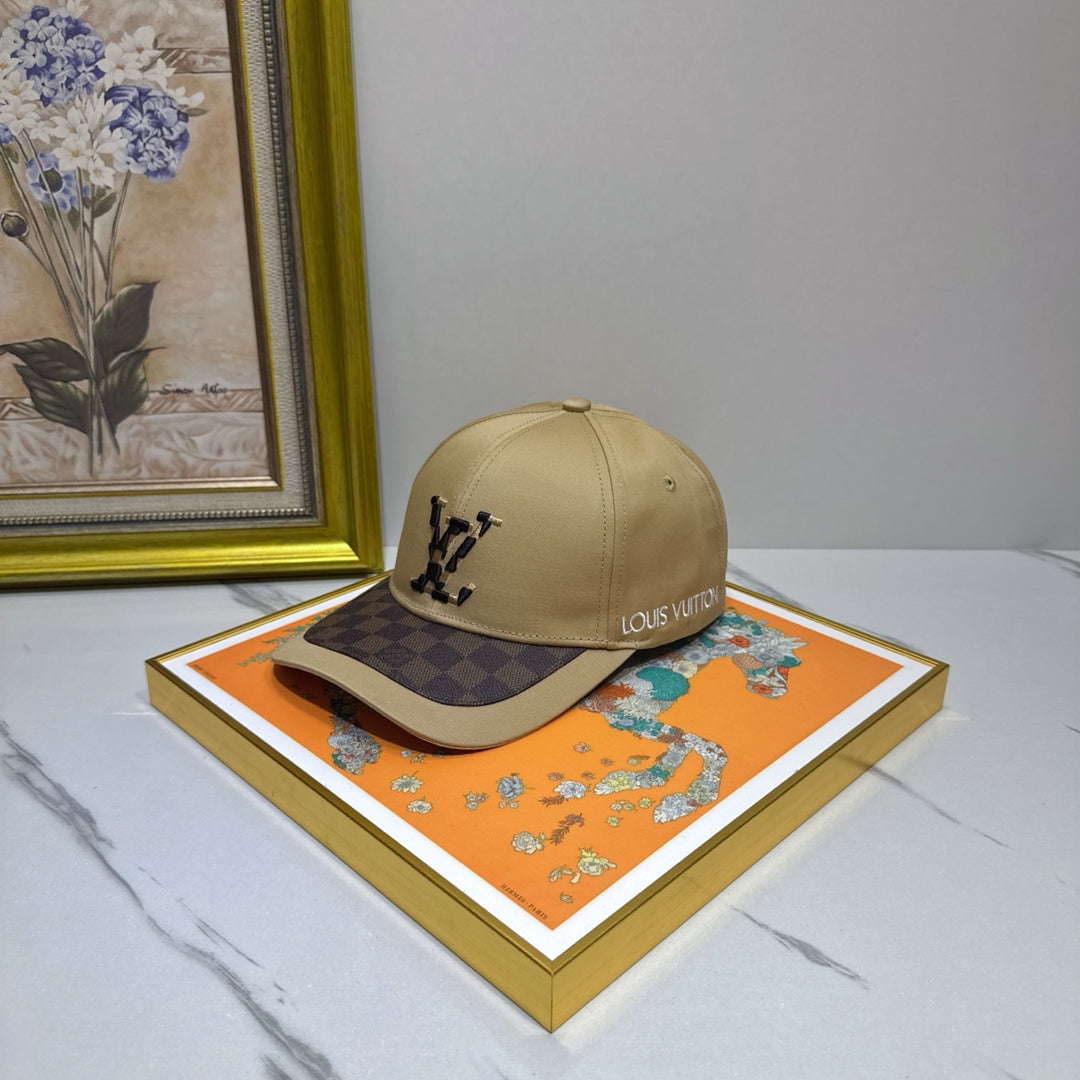 3 Color Embroidered Cotton Baseball Cap