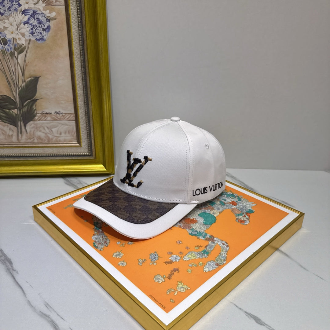 3 Color Embroidered Cotton Baseball Cap