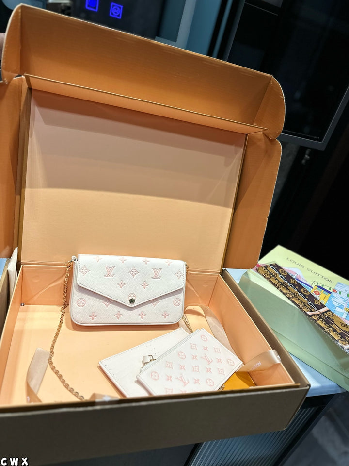3 in 1 Chain Shoulder Crossbody Bag