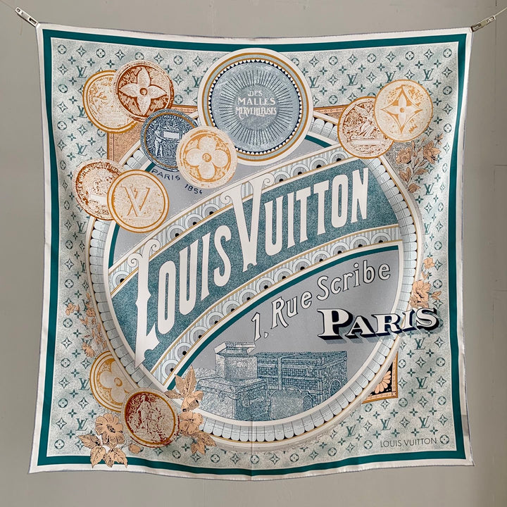 Art Printed Square Scarf