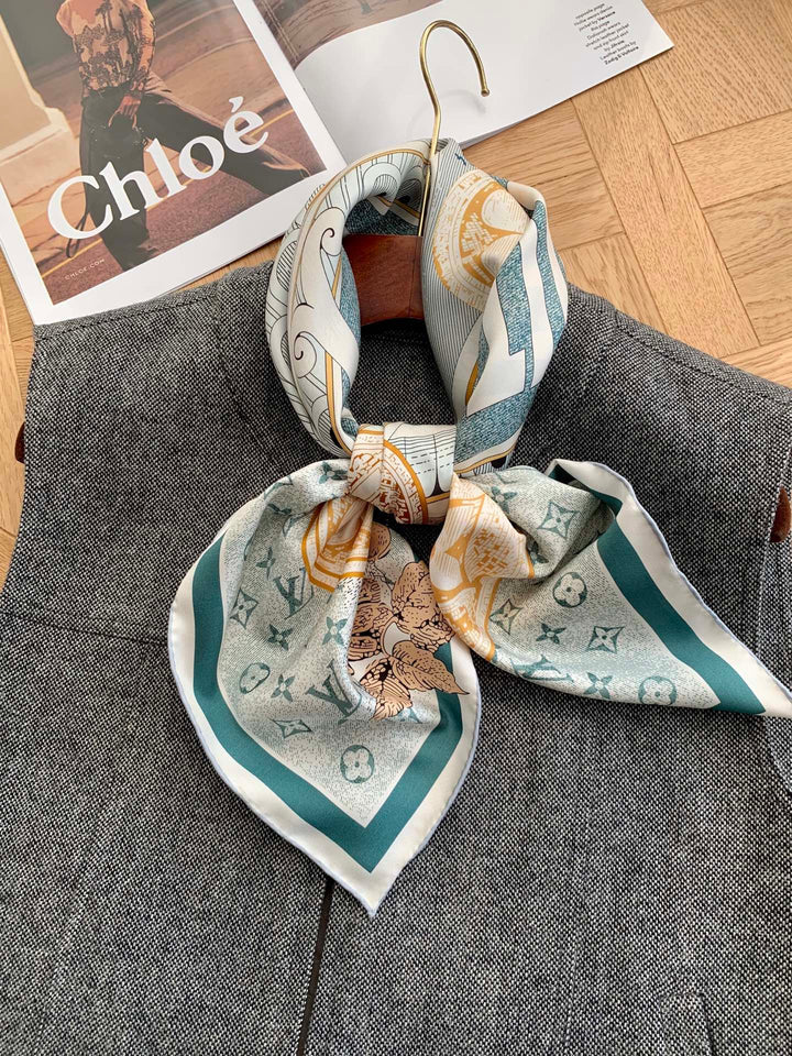 Art Printed Square Scarf