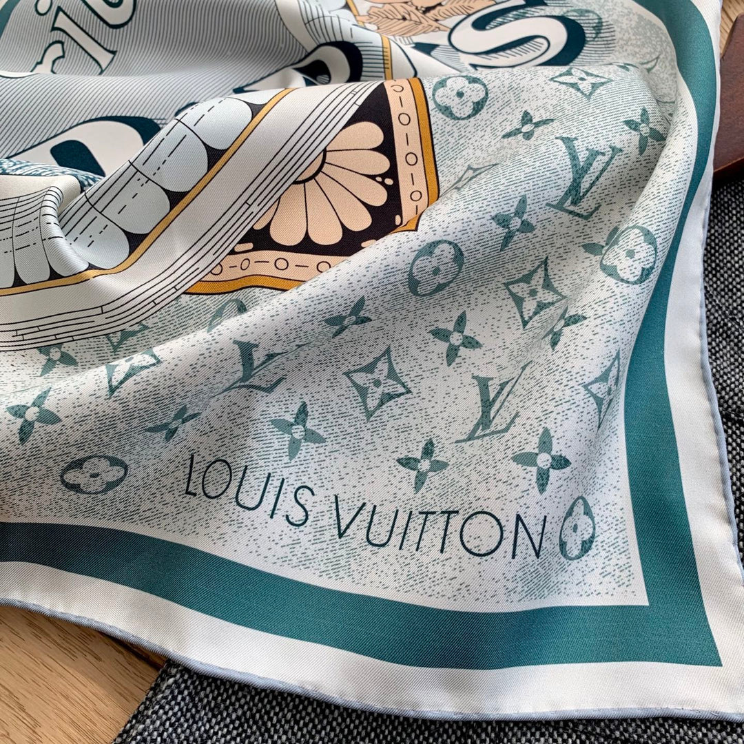 Art Printed Square Scarf