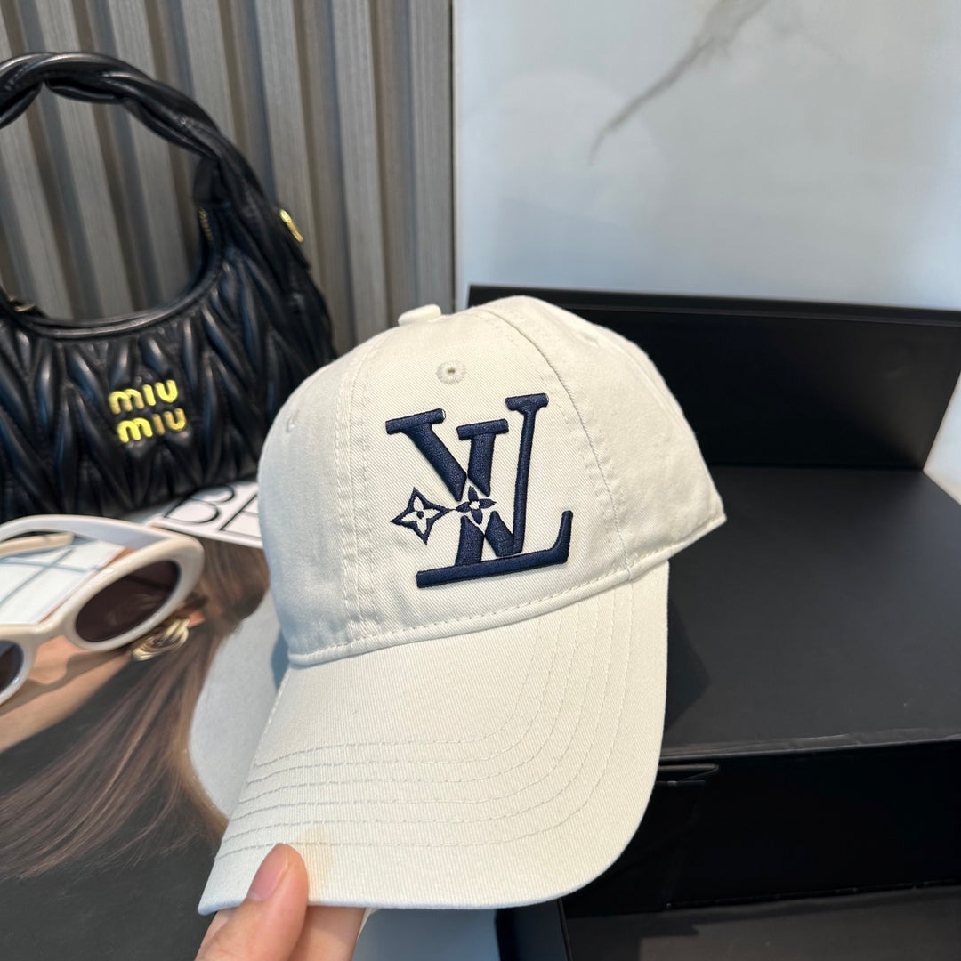 4 Color Classic Logo Embroidered Baseball Cap