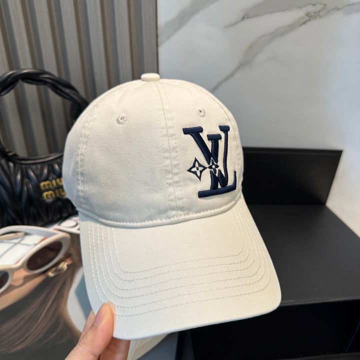 4 Color Classic Logo Embroidered Baseball Cap