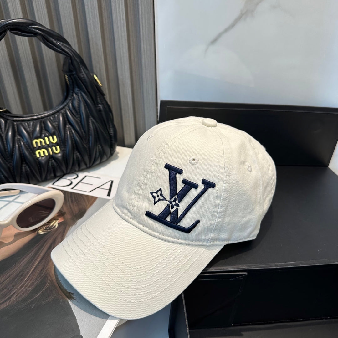 4 Color Classic Logo Embroidered Baseball Cap