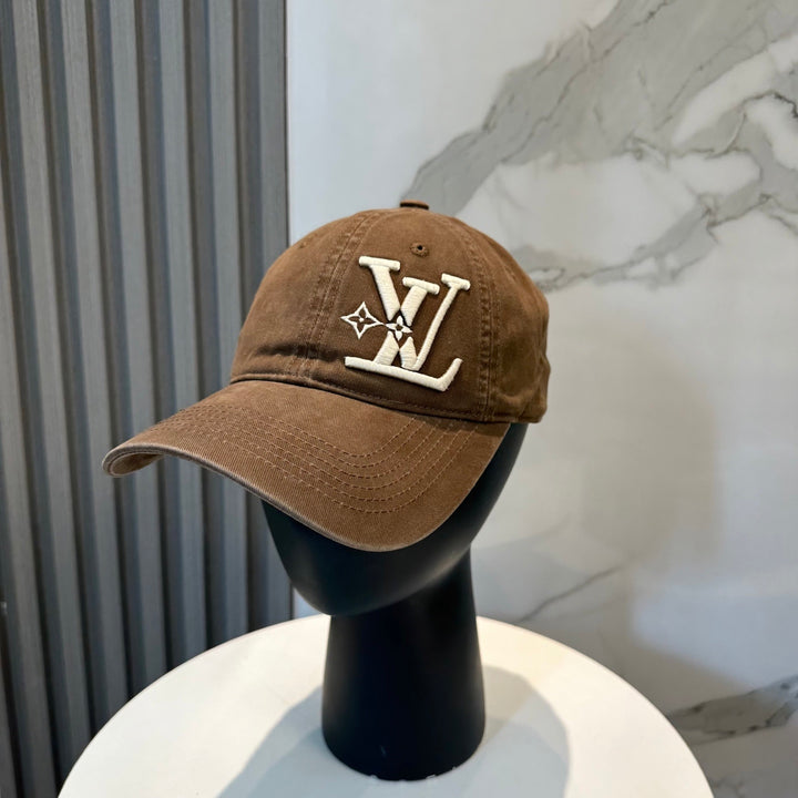 4 Color Classic Logo Embroidered Baseball Cap