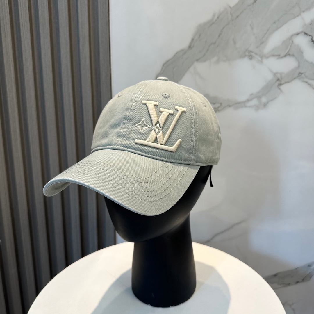 4 Color Classic Logo Embroidered Baseball Cap