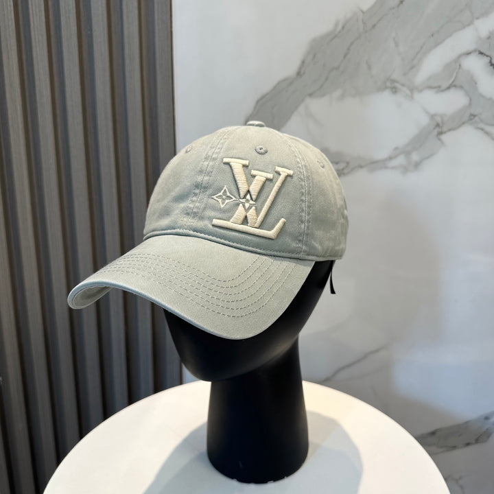 4 Color Classic Logo Embroidered Baseball Cap
