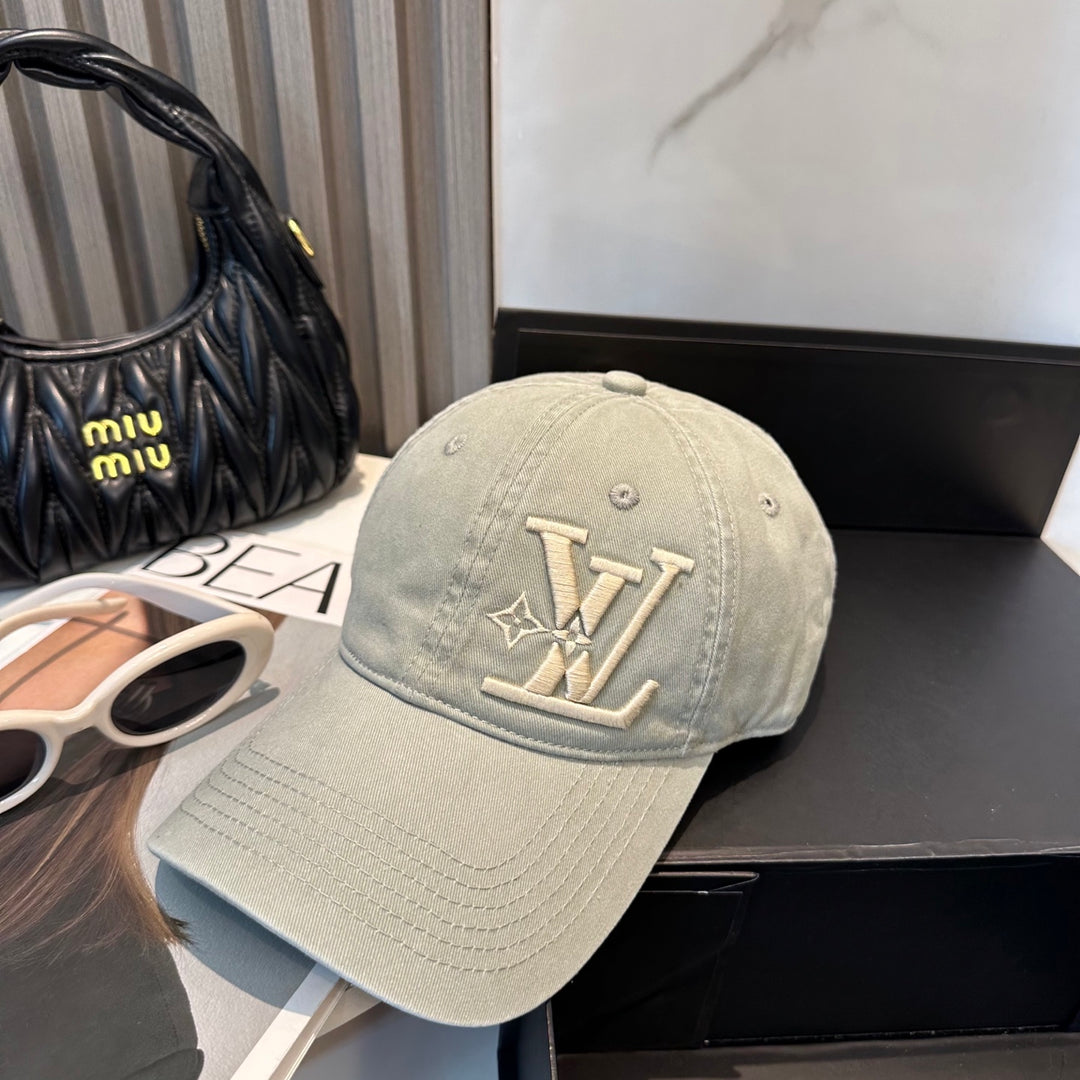 4 Color Classic Logo Embroidered Baseball Cap