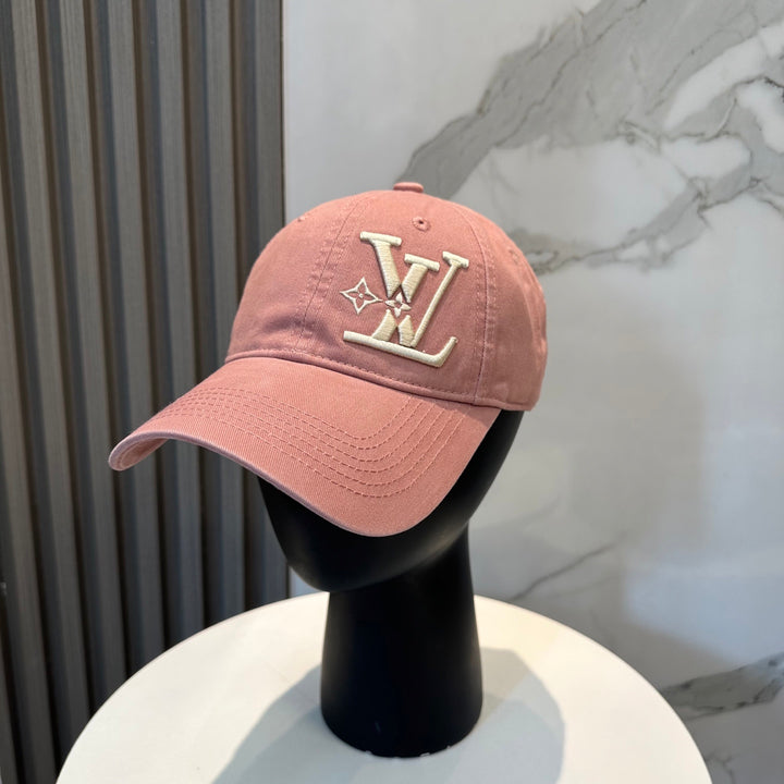 4 Color Classic Logo Embroidered Baseball Cap