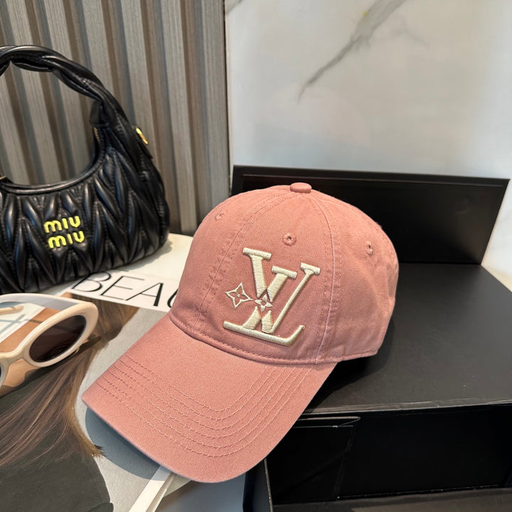 4 Color Classic Logo Embroidered Baseball Cap
