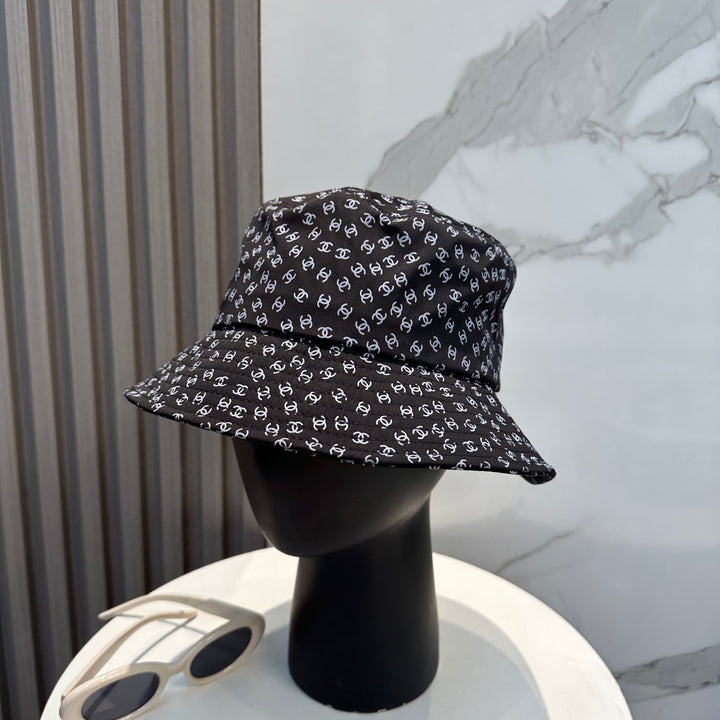 Two-color full star design fisherman's hat